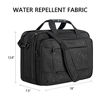 Picture of EMPSIGN 18 Inch Laptop Bag Briefcase, XL Gaming Computer Bag Laptop Case for Men & Women, Water Repellent Office Carrying Case Shoulder Bag for Work Business Commute Travel School, Canvas-Black