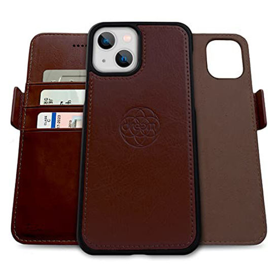 What is Luxury Magnetic Flip RFID Card Holder Wallet Leather