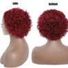 Picture of Short Curly Wig Human Hair Red Pixie Cut Kinky Curly Human Hair Lace Part Wigs for Black Women Remy Hair Preplucked Cheap Glueless Wig (99j#)