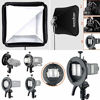 Picture of GODOX Foldable Softbox 60x60cm 24x24in with S2 Type Flash Bracket Bowens Mount Holder for Studio Flash Speedlight Photography (60x60cm softbox) (SUSGUV6060)