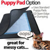 Picture of Jumbo Size Cat Litter Trapper by iPrimio - Litter Mat, EZ Clean Cat Mat, Litter Box Mat Water Proof Layer and Puppy Pad Option. Patented. (32"x30" Black)