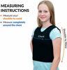 Picture of Special Supplies Sensory Compression Vest Deep Pressure Comfort for Autism, Hyperactivity, Mood Processing Disorders, Breathable, Form-Fitting, Kids and Adults (Black, Small 17x30 inches)