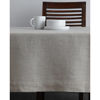 Picture of Solino Home 100% Pure Linen Tablecloth - European Flax Natural Fabric, Square Tablecloth - Athena 52 x 52 Inch Natural