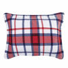 Picture of Amazon Basics Ultra-Soft Micromink Sherpa Comforter Bed Set - Red/Navy Plaid, Full/Queen