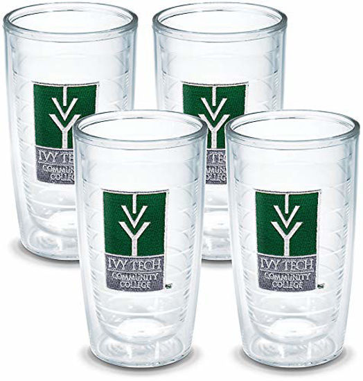 Picture of Tervis Ivy Tech Cc Emblem Tumbler, Set of 4, 16 oz, Clear