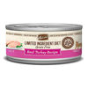 Picture of Merrick Limited Ingredient Diet Grain Free Real Turkey Recipe Pate Wet Cat Food - (24) 5 oz. Cans