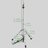 Picture of Luvay Hi-Hat Stand, Double Braced 3-Leg Lightweight (5lb)