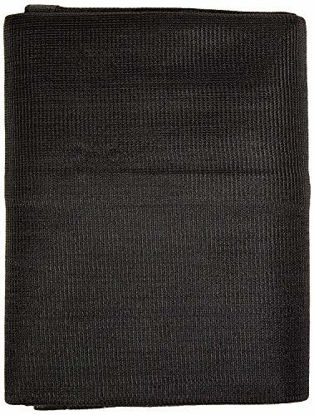 Picture of Windscreensupplyco Heavy Duty Black Knitted Mesh Tarp with Grommets 60-70% Shade (8 FT. X 16 FT.)