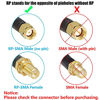 Picture of 25 ft RP-SMA Male to RP-SMA Female Extension Cable (50 Ohm), WIZACE Pure Copper S-MR240 Low-Loss Coax Jumper for WiFi Router Wireless Network Card Security IP Camera Hotspot Miner to Antenna