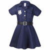 Picture of LMYOVE Girls Police Costume Set (Blue Set, Large)