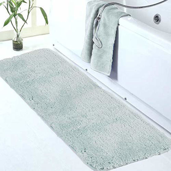 Picture of Walensee Large Bathroom Rug (24 x 72, Red) Extra Soft and Absorbent Shaggy Bathroom Mat Machine Washable Microfiber Bath Mat for Bathroom, Non Slip Bath Mat, Luxury Bathroom Floor Mats