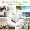 Picture of WiFi Range Extender, P-JING Signal Booster Wireless Repeater 2.4GHz 5GHz Dual Band Up to 1200 Mbps - Internet WiFi Amplifier Work for Home House 360 Degree Full Coverage