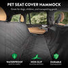 Picture of Plush Paws Products Hammock Waterproof Luxury Car Seat Cover with Pet Harnesses, Regular (Black) -USA Based