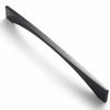 Picture of 7.6'' Modern Minimalist Cabinet Pull Matte Black Drawer Handle Wardrobe Cabinet Hardware ,6 Packed 074