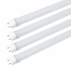 Picture of LightingWill LED T8 Light Tube 4FT, Warm White 3000K-3500K, Dual-End Powered Ballast Bypass, 2000Lumen 18W (40W Equivalent Fluorescent Replacement), Frosted Cover, AC85-265V Lighting Fixture, 4 Pack