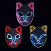 Picture of Demon Slayer Mask,LED Halloween Mask Japanese Anime Demon Slayer (3pcs)