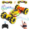 Picture of Fosgoit Gesture RC Car Remote Control Car Crawler Toy 4WD 2.4GHz Gesture Sensor RC Stunt Car Double Sided 360° Flips Rotating with Light Music Toy Car for Boys/Girls Ages 6+ Birthday