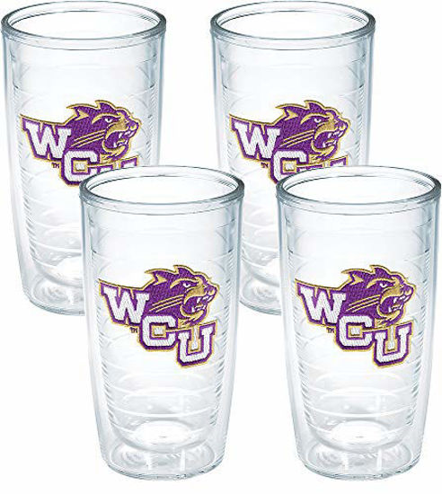 Picture of Tervis Western Carolina University Emblem Tumbler, Set of 4, 16 oz, Clear