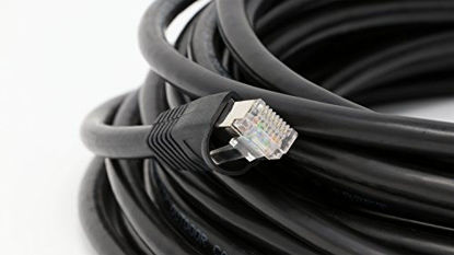 Picture of 150ft Cat5e Outdoor Waterproof Ethernet Cable Direct Burial Shielded (Pure Copper)