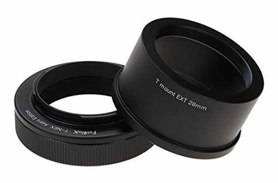 Picture of Fotodiox Lens Adapter Astro Edition - Compatible with T-Mount (T/T-2) Screw Mount Telescopes to Sony Alpha E-Mount Cameras for Astronomy