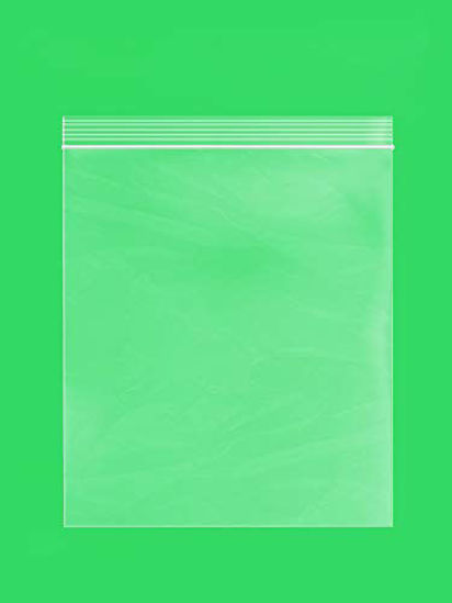 13 x 15, 2Mil Clear Ziplock Bags - 2 Gallon, Reclosable