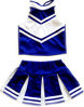 Picture of Little Girls' Cheerleader Cheerleading Outfit Uniform Costume Cosplay Blue/White (L / 8-10)