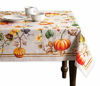 Picture of Maison d' Hermine Potiron 100% Cotton Tablecloth for Kitchen Dining | Tabletop | Decoration | Parties | Weddings | Thanksgiving/Christmas (Rectangle, 60 Inch by 90 Inch)