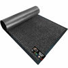 Picture of Gorilla Grip Original Low Profile Rubber Door Mat, 47x35, Heavy Duty, Durable Doormat, Indoor and Outdoor, Waterproof, Easy Clean Shoe Scraper, Home Rug Welcome Mats for Entryway, Patio, Porch, Gray