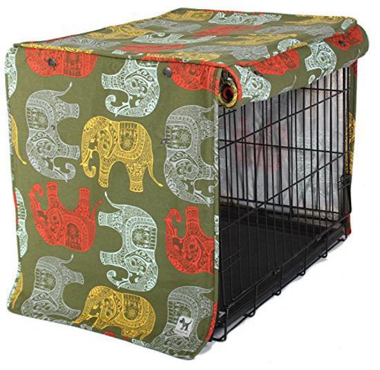 GetUSCart Molly Mutt Dog Crate Cover Elephant Parade Big