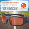 Picture of Ergodyne Skullerz Odin Polarized Safety Sunglasses - Kryptek Typhon Frame, Copper Lens