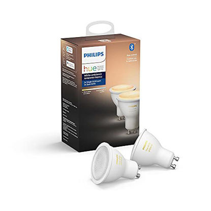 Picture of Philips Hue 542407 Hue Smart Bulb, 2 Count (Pack of 1), White Ambiance