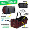 Picture of Trunk Organizer with Covering Net, Attachable Non-Slip Pads, and Stainless Hooks, Cherrysh