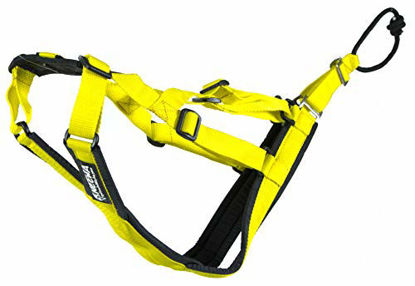 Picture of Neewa Adjustable Sled Pro Harness (Small, Yellow), Dog Harness Large Breed, Dog Pulling Harness, Giant Dog Harness, Sled Harness for Pulling, Great for Dog Joring