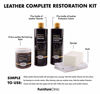 Picture of FurnitureClinic Leather Complete Restoration Kit | Includes Leather Re-Coloring Balm, Leather Cleaner, Protection Cream, Sponge & Cloth | Restores & Repairs (Navy Bue)