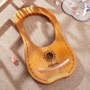 Picture of Ladyacces Lyre Harp, 10 Metal Strings Bone Saddle Mahogany Lyre Harp with Tunning Wrench,Extract Strings,Picks,Manual and Gig Bag LC-10