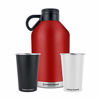 Picture of DrinkTanks Session 64 oz Vacuum Insulated Stainless Steel Beer Growler; 24 hrs cold; Dishwasher Safe (Obsidian)