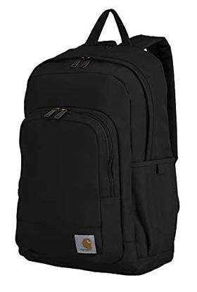 Picture of Carhartt Essentials Backpack with 17-Inch Laptop Sleeve for Travel, Work and School, Black