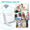 Picture of WiFi Extender - WiFi Repeater, WiFi Booster Covers Up to 2500 Sq.ft and 30 Devices, Up to 1200Mbps Dual Band WiFi Repeater with 2 Ethernet Port, Wireless Booster Suitable for All Routers