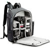 Picture of CADeN Camera Backpack Bag with Laptop Compartment 15.6" for DSLR/SLR Mirrorless Camera Waterproof, Camera Case Compatible for Sony Canon Nikon Camera and Lens Tripod Accessories Grey