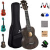 Picture of RANMING Ukulele Soprano Ukelele for Kids Adults Beginners 21 inch ukuleles Starter Bundle Kit with Gig Bag Strap Nylon String and Tuner Premium Basswood Brown Ukalalee for Kids