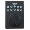 Picture of Amazon Basics Contemporary Electronic Keypad Deadbolt Door Lock, Keyed Entry, Matte Black