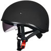 Picture of ILM Motorcycle Half Helmet with Sunshield Quick Release Strap Half Face Fit for Cruiser Scooter Harley DOT Approved