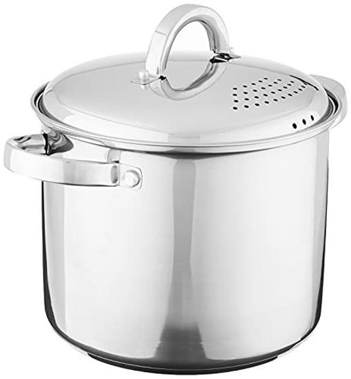 Picture of Oster Sangerfield Stainless Steel Cookware 5-Quart Pasta Pot w/Steamer & Strainer Lid