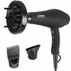 Picture of Professional Salon Infrared Hair Dryer, Powerful 1875 watt Negative Ionic Blow Dryers for Fast Drying, Pro Ion Quiet Hairdryer with Diffuser & Concentrator & Comb (Black)