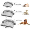 Picture of Calming Dog Bed Fluffy Plush Dog Mat for Furniture Protector with Removable Washable Cover for Large Medium Small Dogs and Cats (Small(35x31x5), Light Grey)