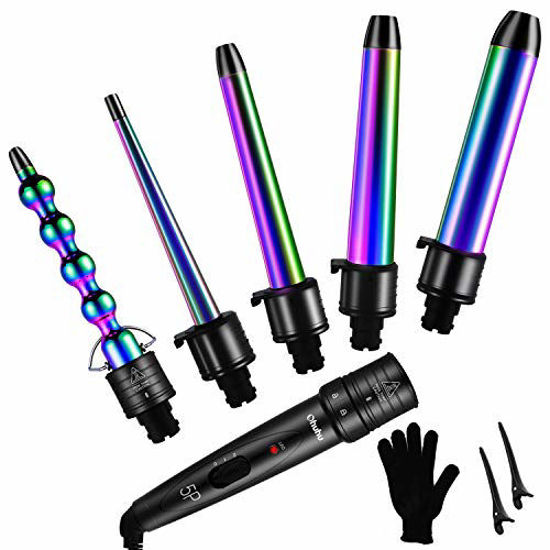 5 in 1 outlet curling iron set