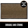 Picture of Gorilla Grip Original Low Profile Rubber Door Mat, 60x36, Heavy Duty, Durable Doormat, Indoor and Outdoor, Waterproof, Easy Clean Shoe Scraper, Home Rug Welcome Mats for Entryway, Patio, Porch, Brown