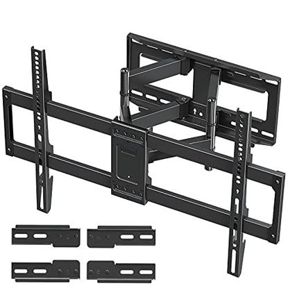 Picture of MOUNTUP TV Wall Mount, Full Motion TV Mount Swivel and Tilt for 42-70 Inch Flat Screen/Curved TVs, Articulating Wall Mount TV Bracket with Max VESA 600x400mm, Holds up to 100 lbs, Fits Max 24'' Studs