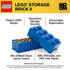 Picture of Room Copenhagen Lego Storage Box Brick 8, Large, Bright Blue