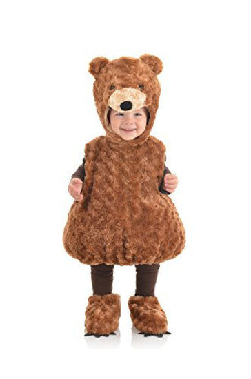 Picture of UNDERWRAPS Kid's Toddler's Teddy Bear Belly Babies Costume Childrens Costume, Brown, Extra Small, X-Small